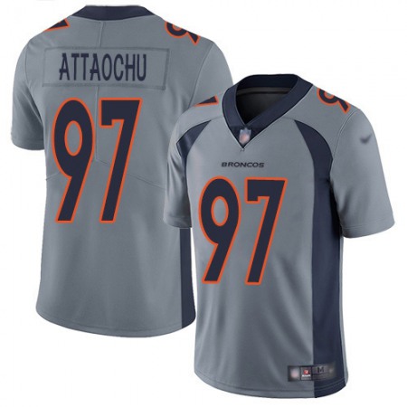 Nike Broncos #97 Jeremiah Attaochu Gray Youth Stitched NFL Limited Inverted Legend Jersey