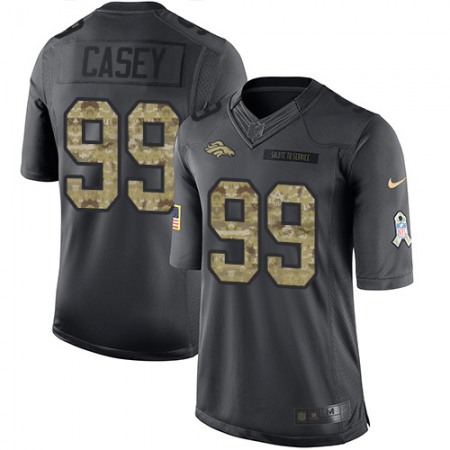 Nike Broncos #99 Jurrell Casey Black Youth Stitched NFL Limited 2016 Salute to Service Jersey