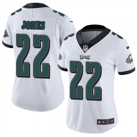 Nike Eagles #22 Sidney Jones White Women's Stitched NFL Vapor Untouchable Limited Jersey