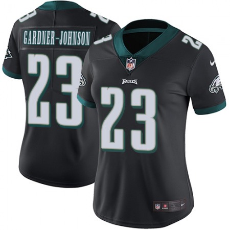 Nike Eagles #23 C.J. Gardner-Johnson Black Alternate Women's Stitched NFL Vapor Untouchable Limited Jersey