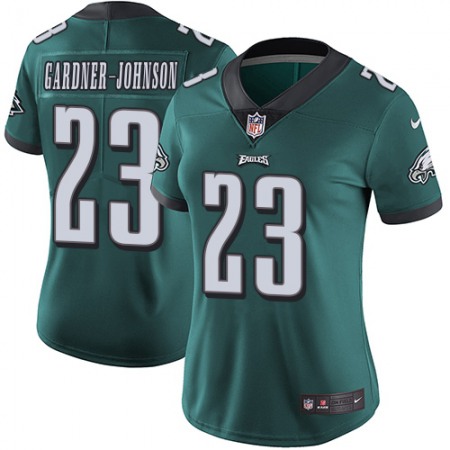 Nike Eagles #23 C.J. Gardner-Johnson Green Team Color Women's Stitched NFL Vapor Untouchable Limited Jersey