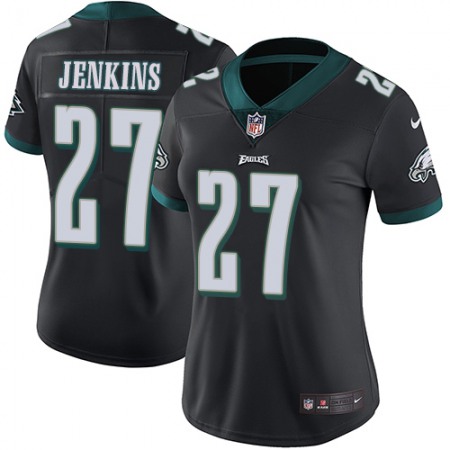 Nike Eagles #27 Malcolm Jenkins Black Alternate Women's Stitched NFL Vapor Untouchable Limited Jersey