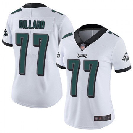 Nike Eagles #77 Andre Dillard White Women's Stitched NFL Vapor Untouchable Limited Jersey
