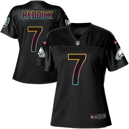 Nike Eagles #7 Haason Reddick Black Women's NFL Fashion Game Jersey