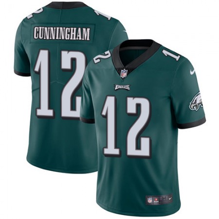 Nike Eagles #12 Randall Cunningham Midnight Green Team Color Youth Stitched NFL Vapor Untouchable Limited Jersey