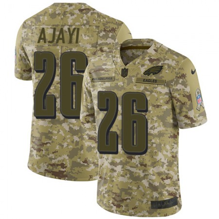 Nike Eagles #26 Jay Ajayi Camo Youth Stitched NFL Limited 2018 Salute to Service Jersey