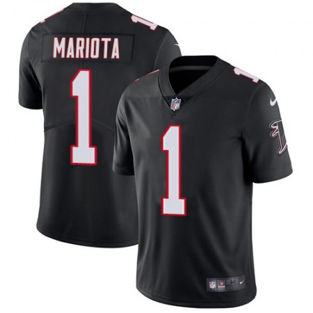 Nike Falcons #1 Marcus Mariota Black Alternate Stitched Youth NFL Vapor Untouchable Limited Jersey