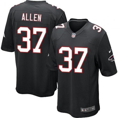 Nike Falcons #37 Ricardo Allen Black Alternate Youth Stitched NFL Elite Jersey