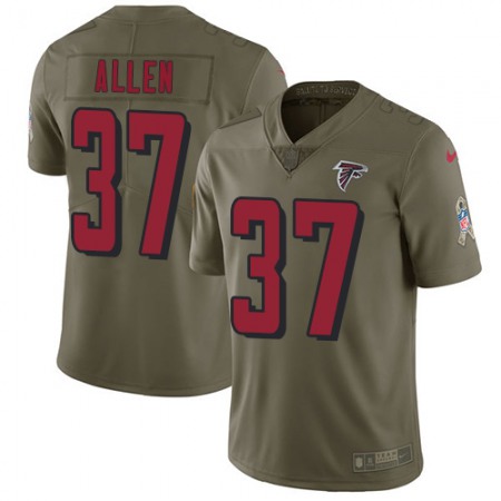 Nike Falcons #37 Ricardo Allen Olive Youth Stitched NFL Limited 2017 Salute to Service Jersey