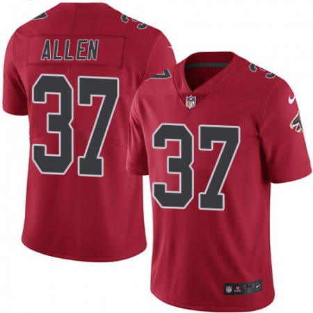 Nike Falcons #37 Ricardo Allen Red Youth Stitched NFL Limited Rush Jersey