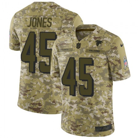 Nike Falcons #45 Deion Jones Camo Youth Stitched NFL Limited 2018 Salute to Service Jersey