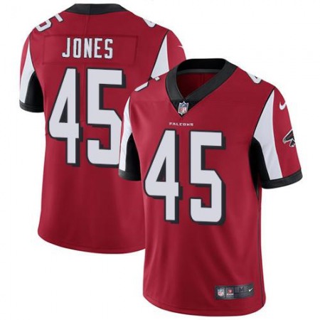 Nike Falcons #45 Deion Jones Red Team Color Youth Stitched NFL Vapor Untouchable Limited Jersey