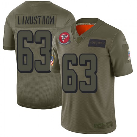 Nike Falcons #63 Chris Lindstrom Camo Youth Stitched NFL Limited 2019 Salute to Service Jersey