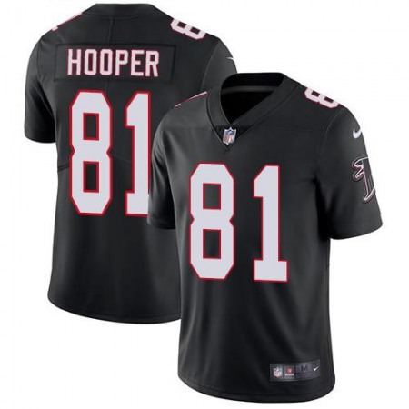 Nike Falcons #81 Austin Hooper Black Alternate Youth Stitched NFL Vapor Untouchable Limited Jersey