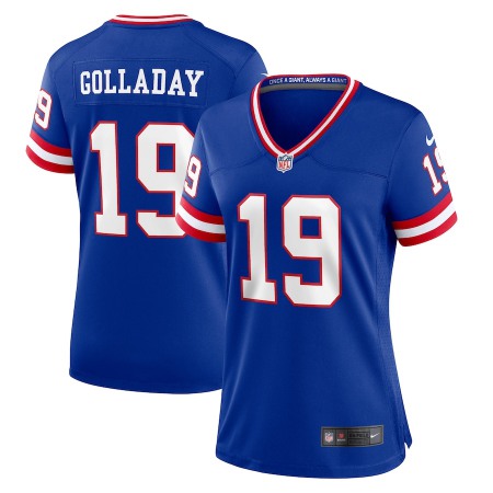 New York Giants #19 Kenny Golladay Royal Women's Nike Classic Player Game Jersey