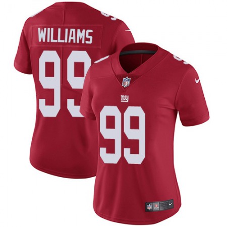 Nike Giants #99 Leonard Williams Red Women's Stitched NFL Limited Inverted Legend Jersey