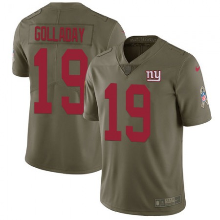Nike Giants #19 Kenny Golladay Olive Youth Stitched NFL Limited 2017 Salute To Service Jersey