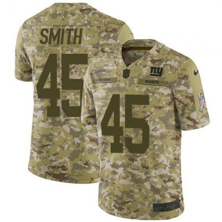 Nike Giants #45 Jaylon Smith Camo Youth Stitched NFL Limited 2018 Salute To Service Jersey