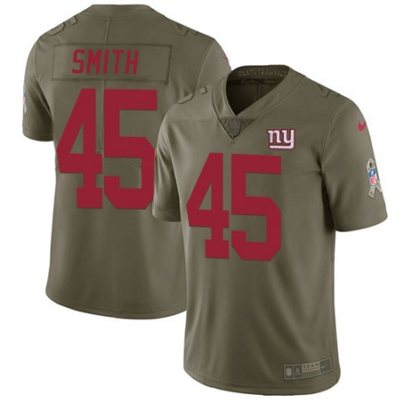 Nike Giants #45 Jaylon Smith Olive Youth Stitched NFL Limited 2017 Salute To Service Jersey