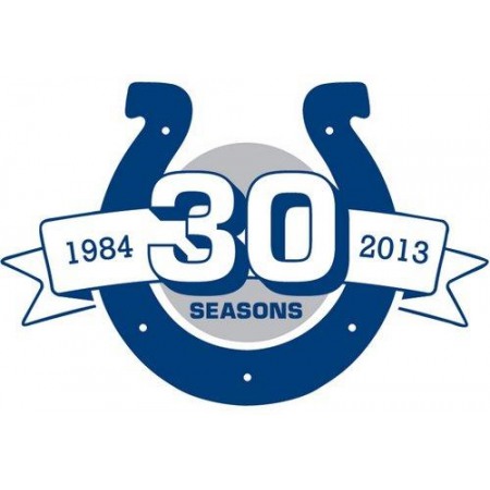 Stitched Indianapolis Colts 30th Anniversary Jersey Patch
