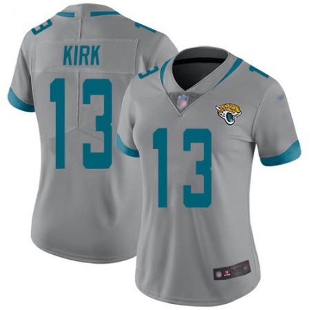 Nike Jaguars #13 Christian Kirk Silver Women's Stitched NFL Limited Inverted Legend Jersey