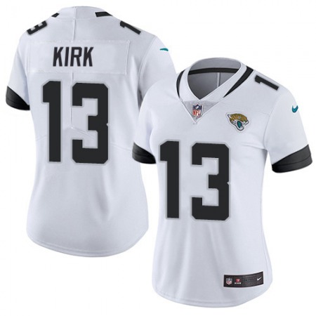 Nike Jaguars #13 Christian Kirk White Women's Stitched NFL Vapor Untouchable Limited Jersey