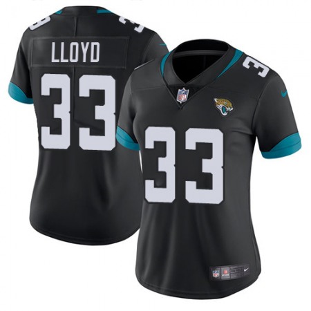 Nike Jaguars #33 Devin Lloyd Black Team Color Women's Stitched NFL Vapor Untouchable Limited Jersey