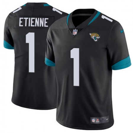 Nike Jaguars #1 Travis Etienne Black Team Color Youth Stitched NFL Vapor Untouchable Limited Jersey