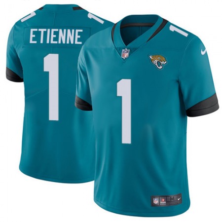 Nike Jaguars #1 Travis Etienne Teal Green Alternate Youth Stitched NFL Vapor Untouchable Limited Jersey