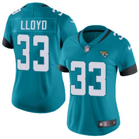 Nike Jaguars #33 Devin Lloyd Teal Green Alternate Women's Stitched NFL Vapor Untouchable Limited Jersey