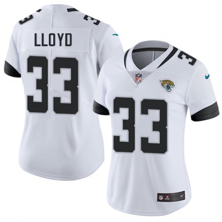 Nike Jaguars #33 Devin Lloyd White Women's Stitched NFL Vapor Untouchable Limited Jersey
