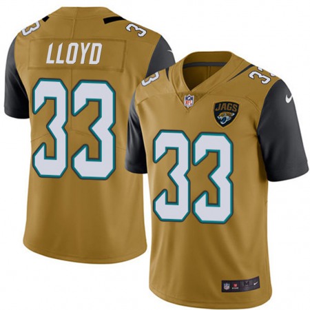 Nike Jaguars #33 Devin Lloyd Gold Youth Stitched NFL Limited Rush Jersey