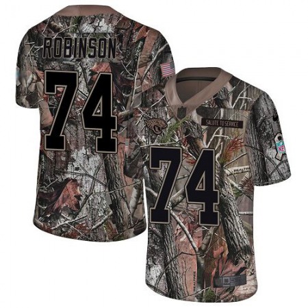 Nike Jaguars #74 Cam Robinson Camo Youth Stitched NFL Limited Rush Realtree Jersey