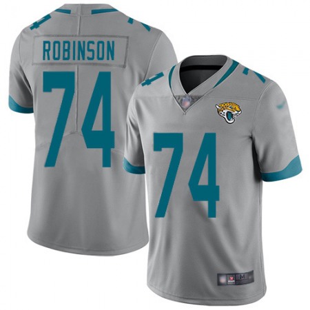Nike Jaguars #74 Cam Robinson Silver Youth Stitched NFL Limited Inverted Legend Jersey