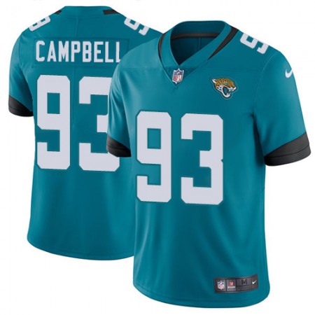 Nike Jaguars #93 Calais Campbell Teal Green Alternate Youth Stitched NFL Vapor Untouchable Limited Jersey
