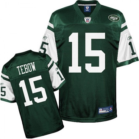 Jets #15 Tim Tebow Green Stitched Youth NFL Jersey