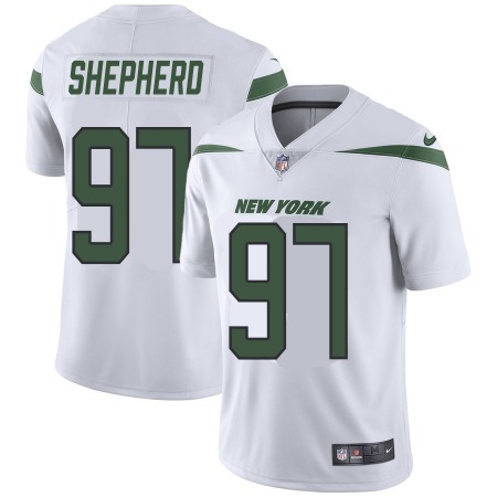 Nike Jets #97 Nathan Shepherd White Youth Stitched NFL Vapor Untouchable Limited Jersey