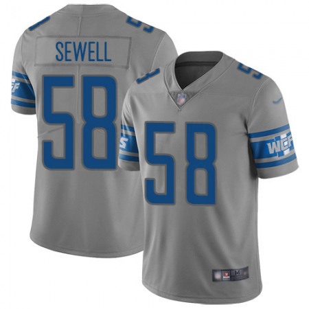 Detroit Lions #58 Penei Sewell Gray Youth Stitched NFL Limited Inverted Legend Jersey