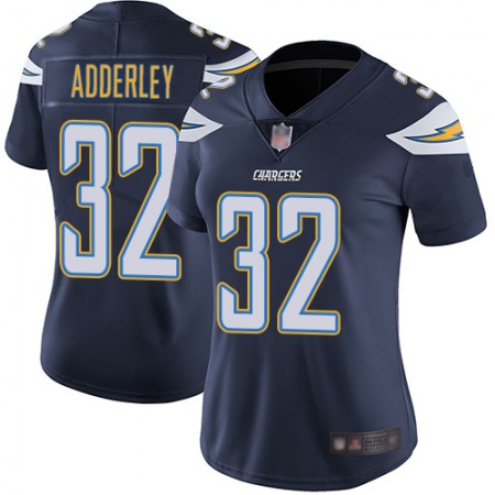 Nike Chargers #32 Nasir Adderley Navy Blue Team Color Women's Stitched NFL Vapor Untouchable Limited Jersey