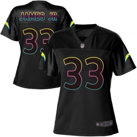 Nike Chargers #33 Derwin James Jr Black Women's NFL Fashion Game Jersey