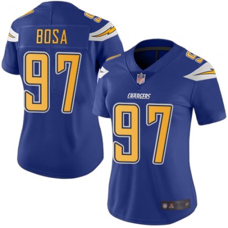 Nike Chargers #97 Joey Bosa Electric Blue Women's Stitched NFL Limited Rush Jersey