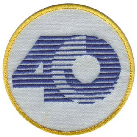 Stitched Los Angeles Rams 40th Anniversary Jersey Patch
