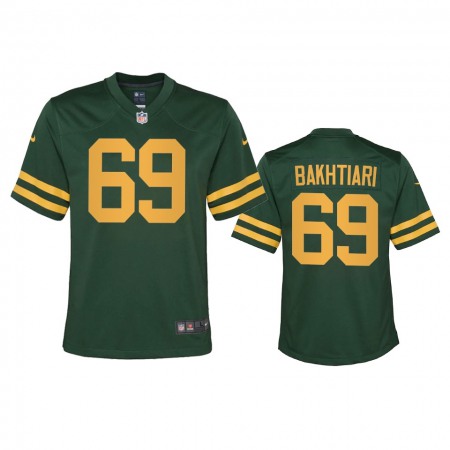 Green Bay Packers #69 David Bakhtiari Youth Nike Alternate Game Player NFL Jersey - Green