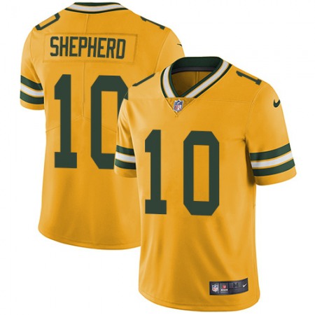 Nike Packers #10 Darrius Shepherd Yellow Youth Stitched NFL Limited Rush Jersey