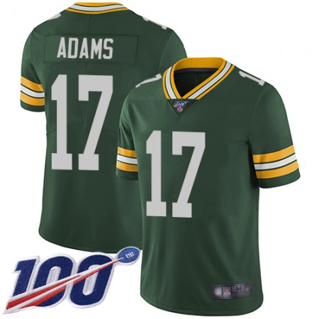 Nike Packers #17 Davante Adams Green Team Color Youth Stitched NFL 100th Season Vapor Limited Jersey