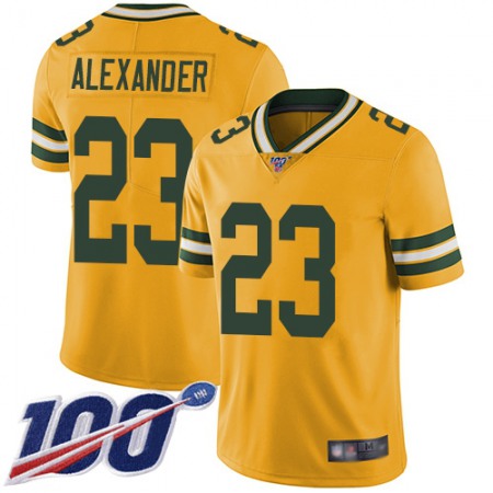 Nike Packers #23 Jaire Alexander Yellow Youth Stitched NFL Limited Rush 100th Season Jersey