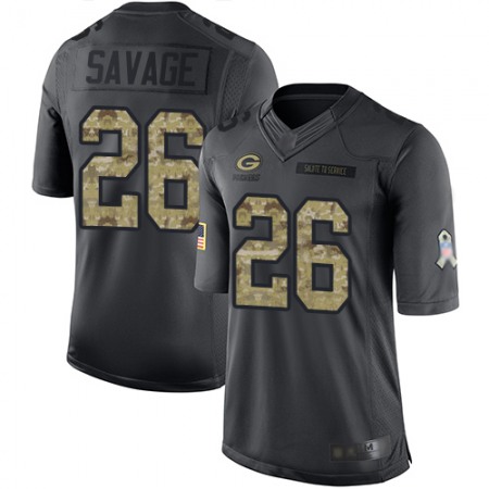 Nike Packers #26 Darnell Savage Black Youth Stitched NFL Limited 2016 Salute to Service Jersey