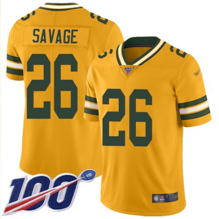 Nike Packers #26 Darnell Savage Gold Youth Stitched NFL Limited Inverted Legend 100th Season Jersey