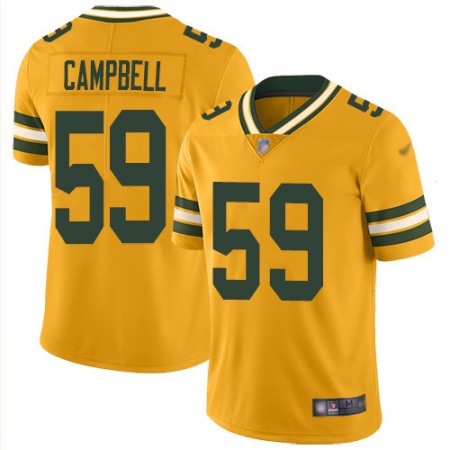 Nike Packers #59 De'Vondre Campbell Gold Youth Stitched NFL Limited Inverted Legend Jersey