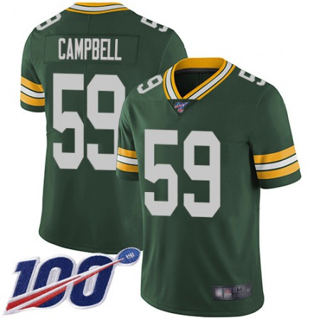 Nike Packers #59 De'Vondre Campbell Green Team Color Youth Stitched NFL 100th Season Vapor Untouchable Limited Jersey
